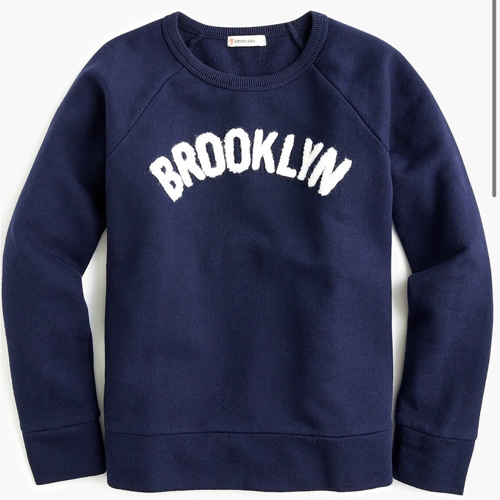Crewcuts Navy Blue "Brooklyn" Sweatshirt